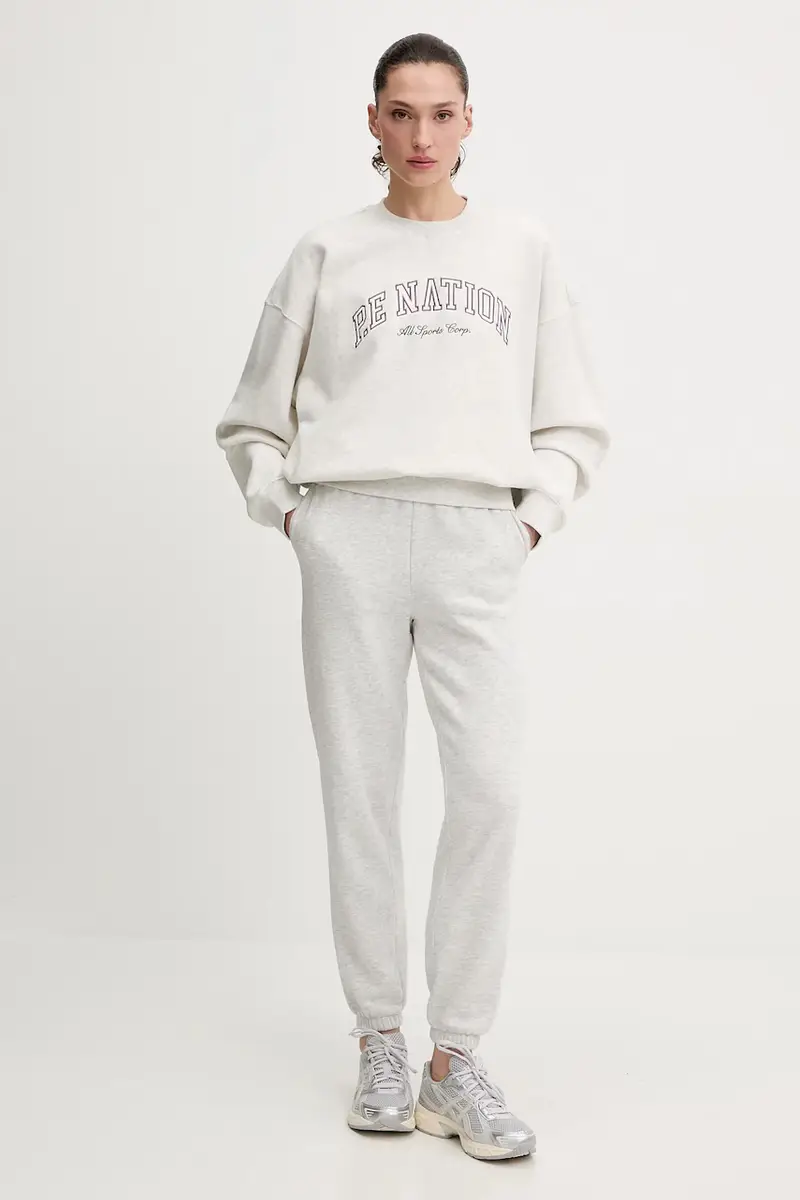 felpa in cotone Heritage Grigio miniatura 2