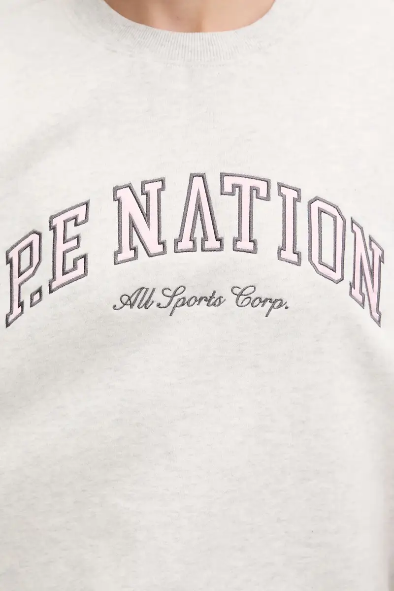 felpa in cotone Heritage Grigio miniatura 5