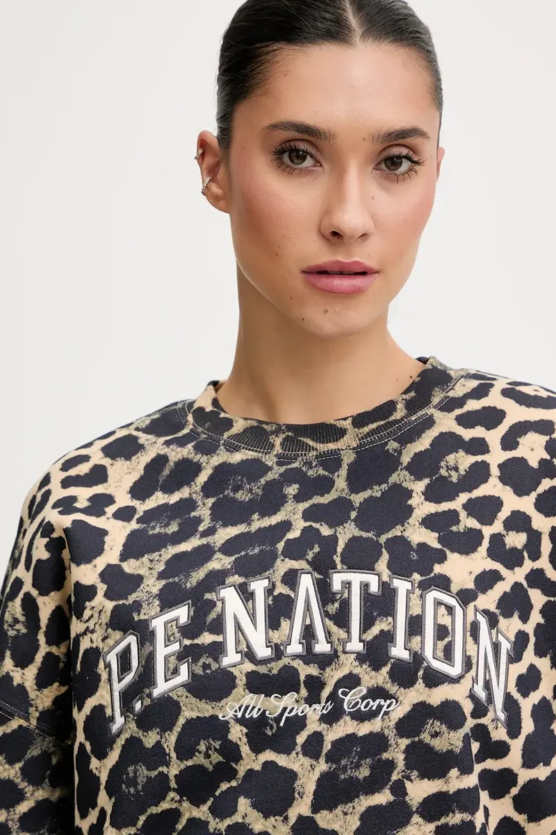 felpa in cotone Heritage Marrone miniatura 4