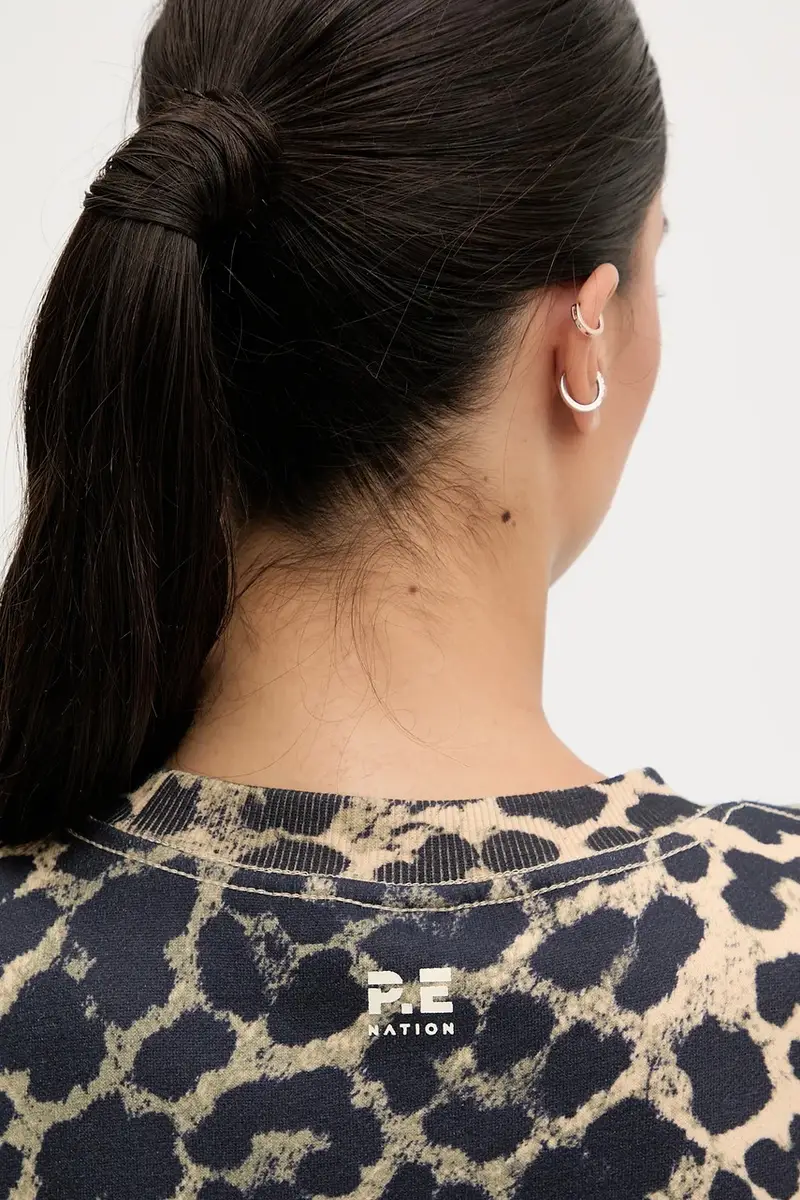 felpa in cotone Heritage Marrone miniatura 5