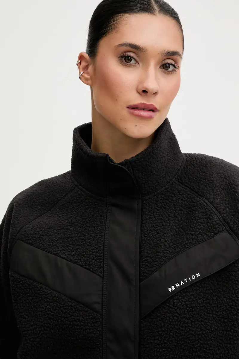 felpa in pile Shelter Sherpa Nero miniatura 4