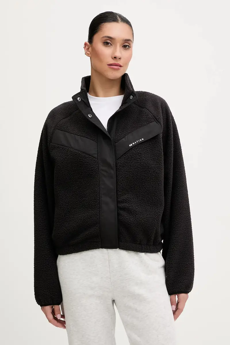 felpa in pile Shelter Sherpa Nero