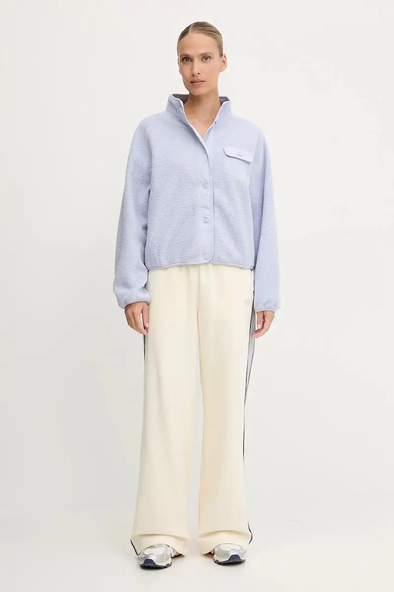 felpa in pile Takeover donna colore blu 253J142 miniatura 2