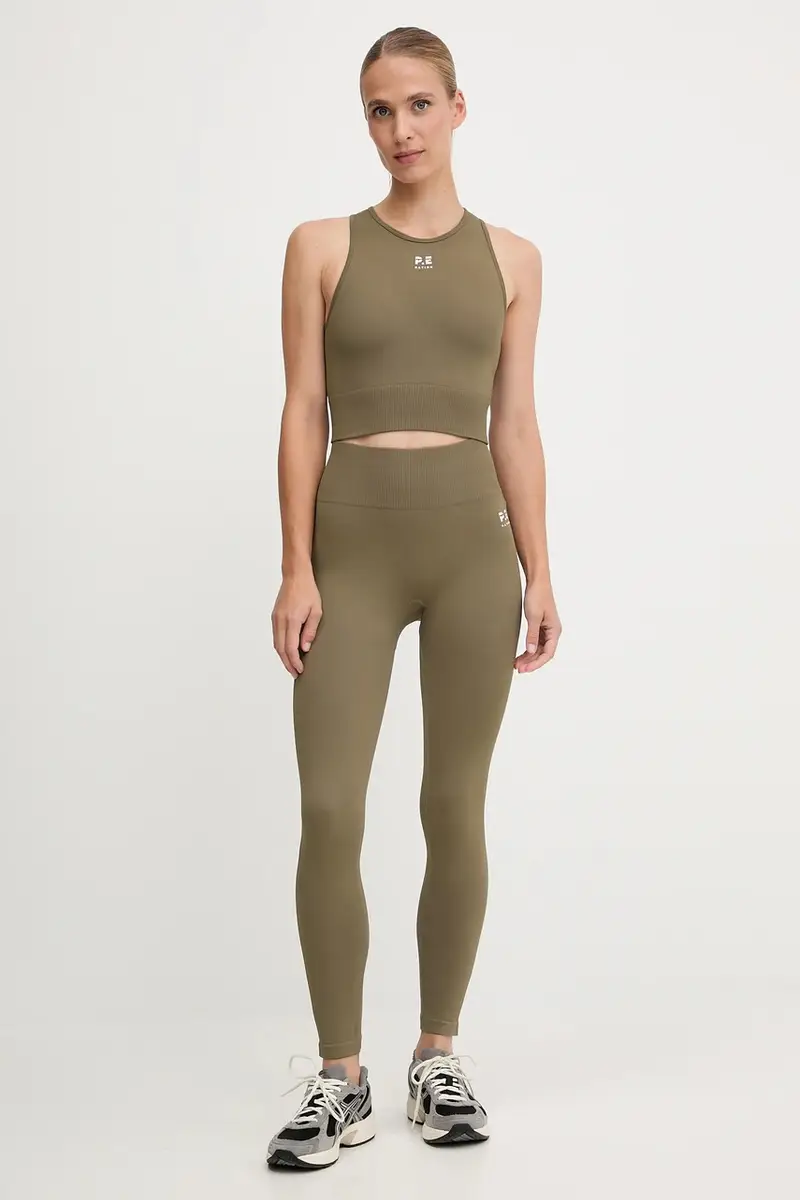 leggings da allenamento Restore Seamless colore nero 243G295 Marrone miniatura 2