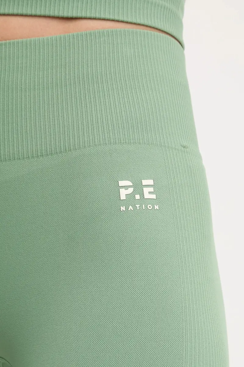 leggings da allenamento Restore Seamless colore nero 243G295 Verde miniatura 4