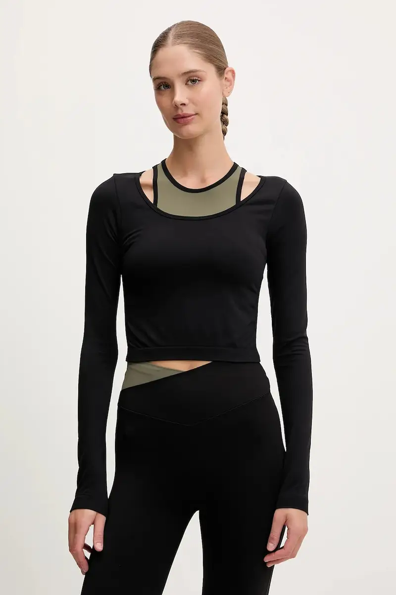 longsleeve trekking Sutton colore nero 252L048