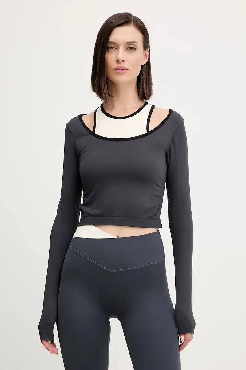 longsleeve trekking Sutton colore nero 252L048 Blu navy