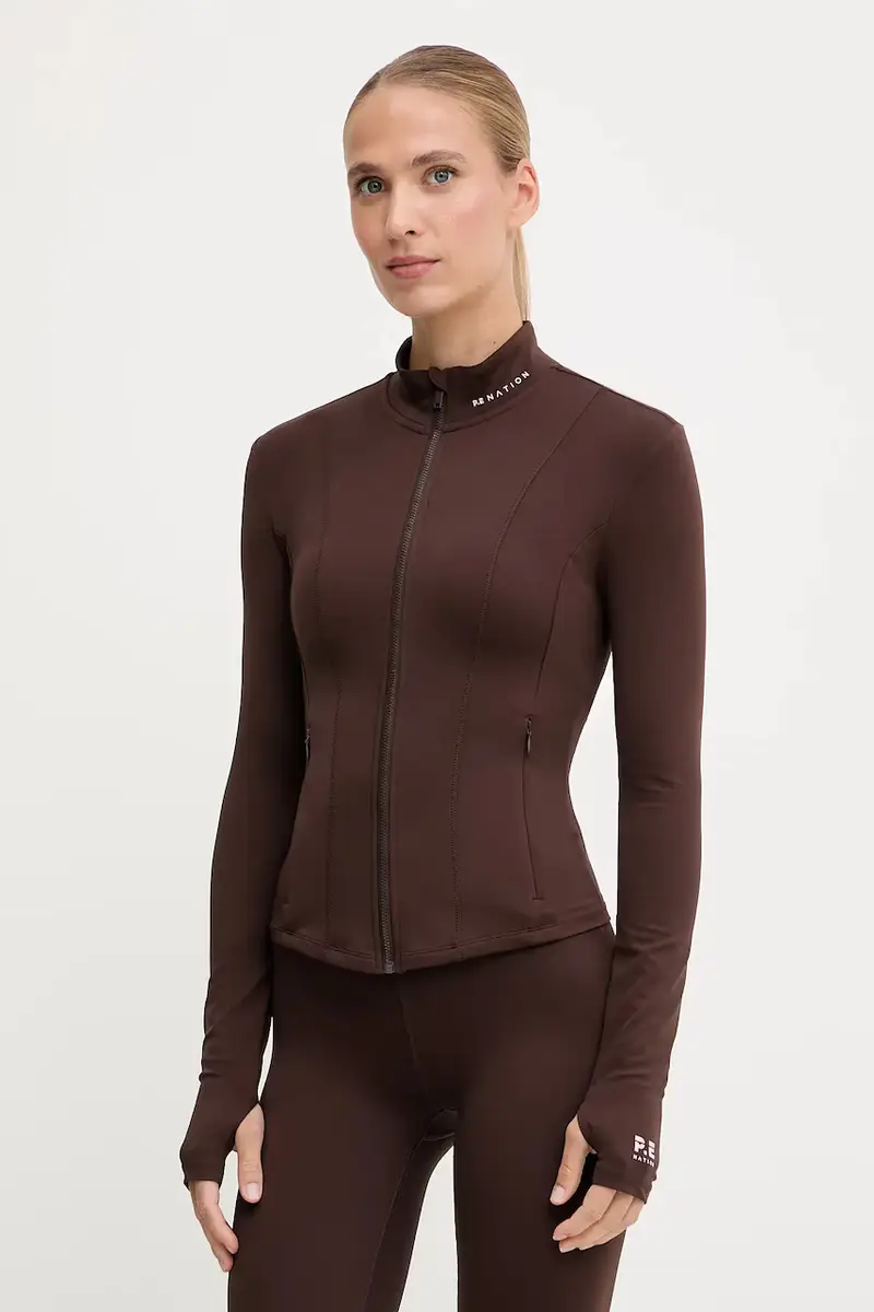 maglietta da trekking Breakthrough colore nero 243J297 Marrone