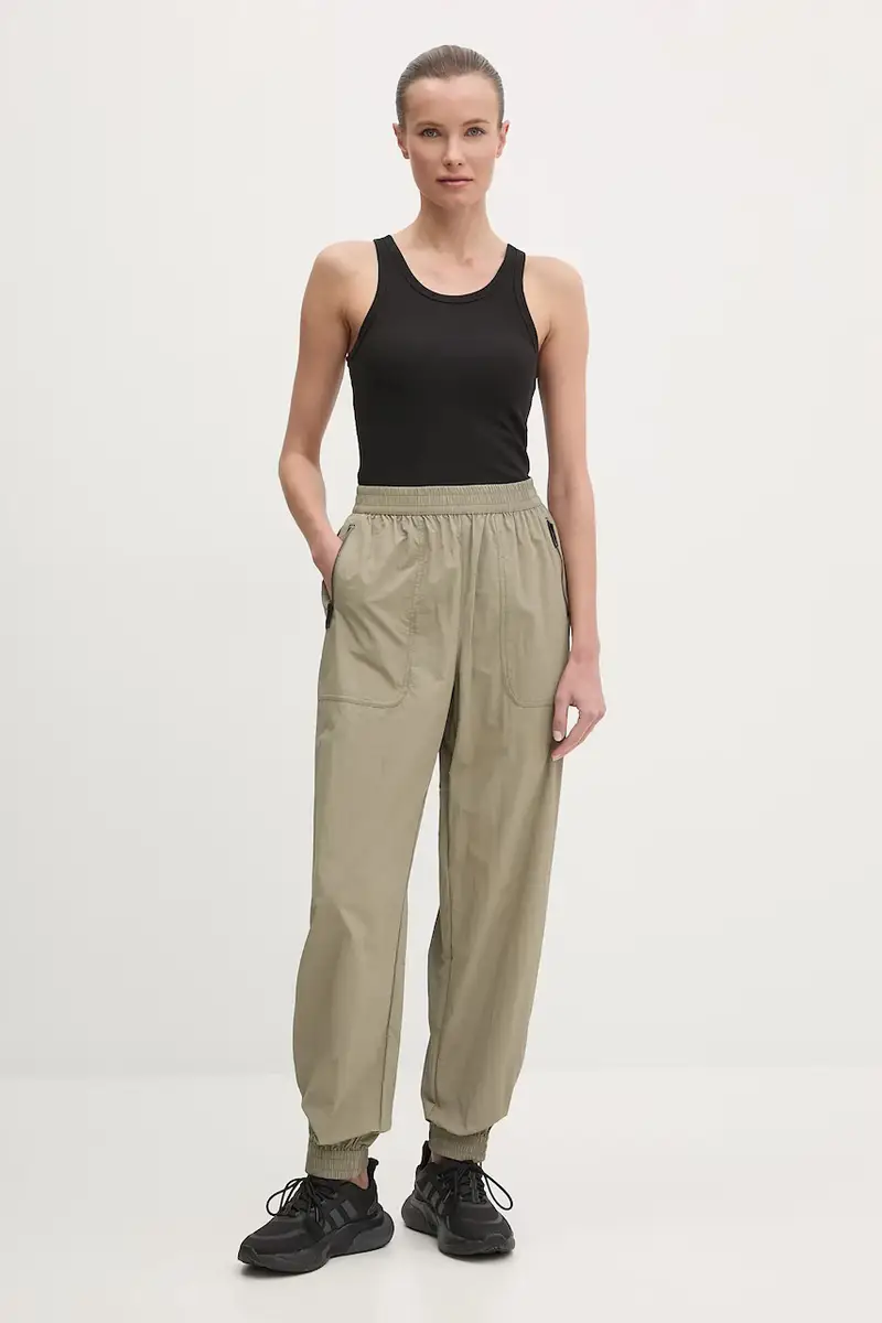 pantaloni Pitlane donna colore verde 251P104 miniatura 2