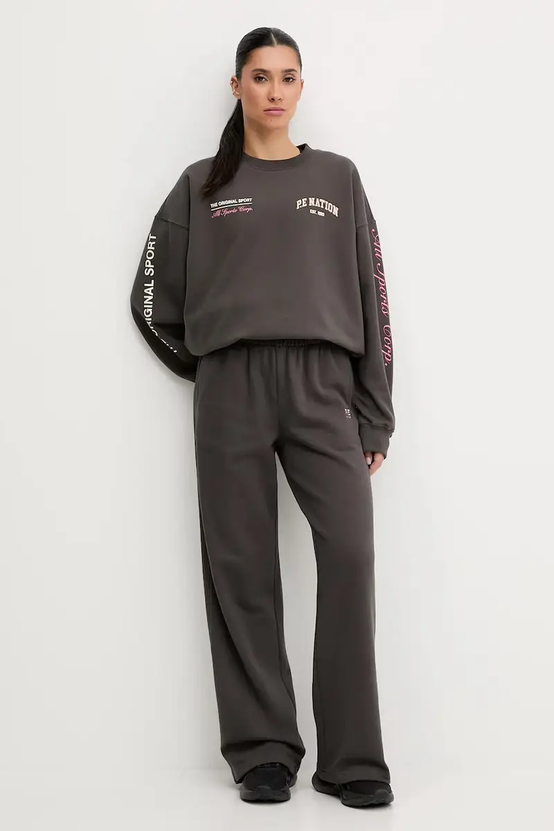 pantaloni tuta di cotone Adventure Grigio miniatura 2