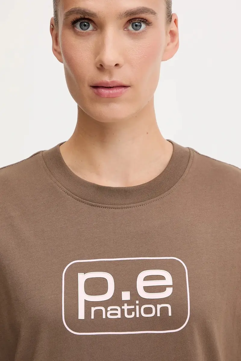 PE Nation T-shirt Donna Marrone 3619548 miniatura 4