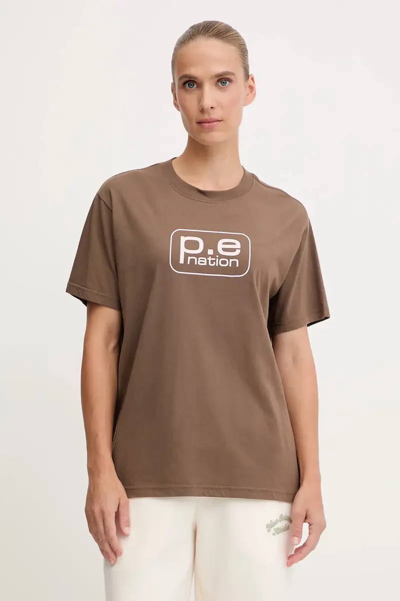 PE Nation T-shirt Donna Marrone 3619548