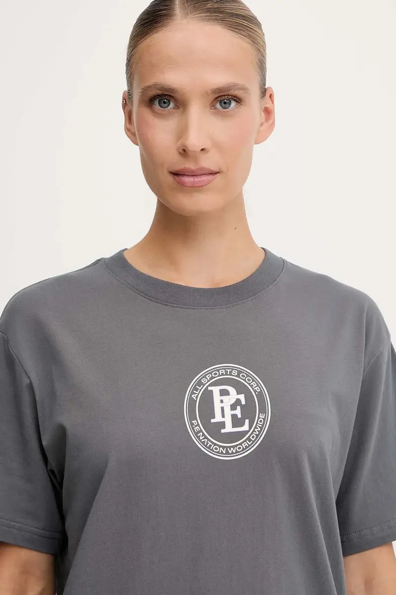 PE Nation T-shirt Donna Grigio 3611830 miniatura 4