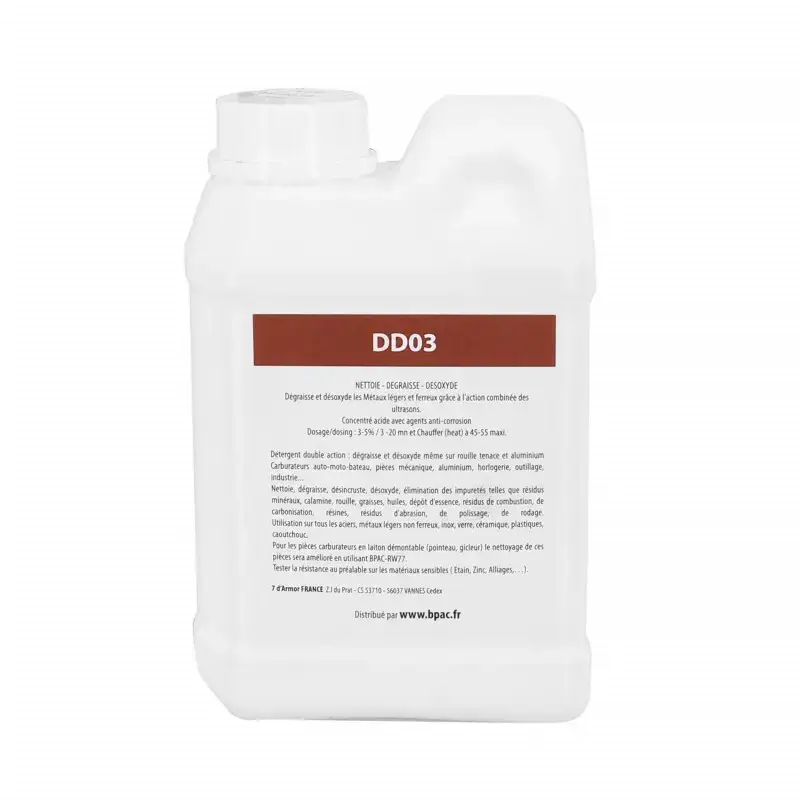 Detergente professionale per vasca ad ultrasuoni P2R DD03