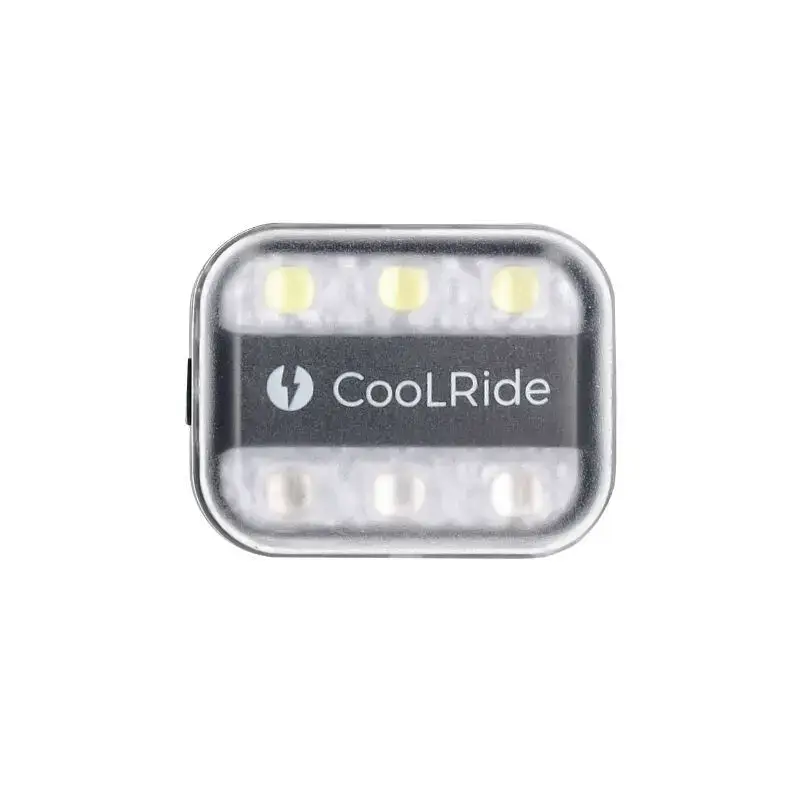 Fanalino posteriore usb bici clip sul reggisella P2R Coolride Usb