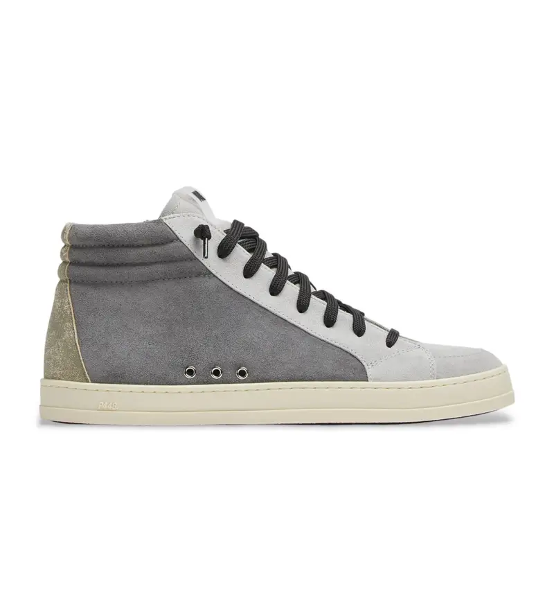 per donna F25SKATE60 Sneakers in pelle Skate 60 (36), Basso, Stringhe, Casual, Grigio