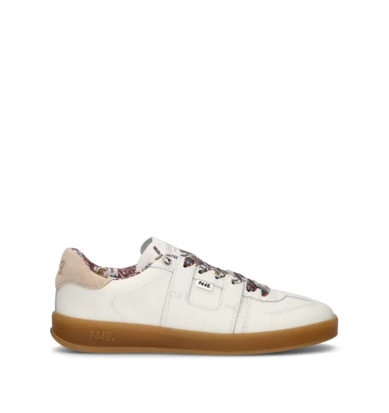 Sneaker donna bianca in pelle Vario