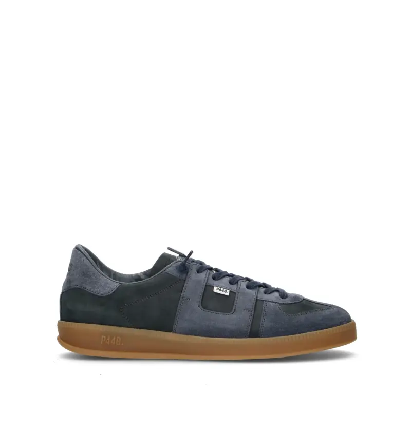 Sneaker uomo blu in nabuk Vario