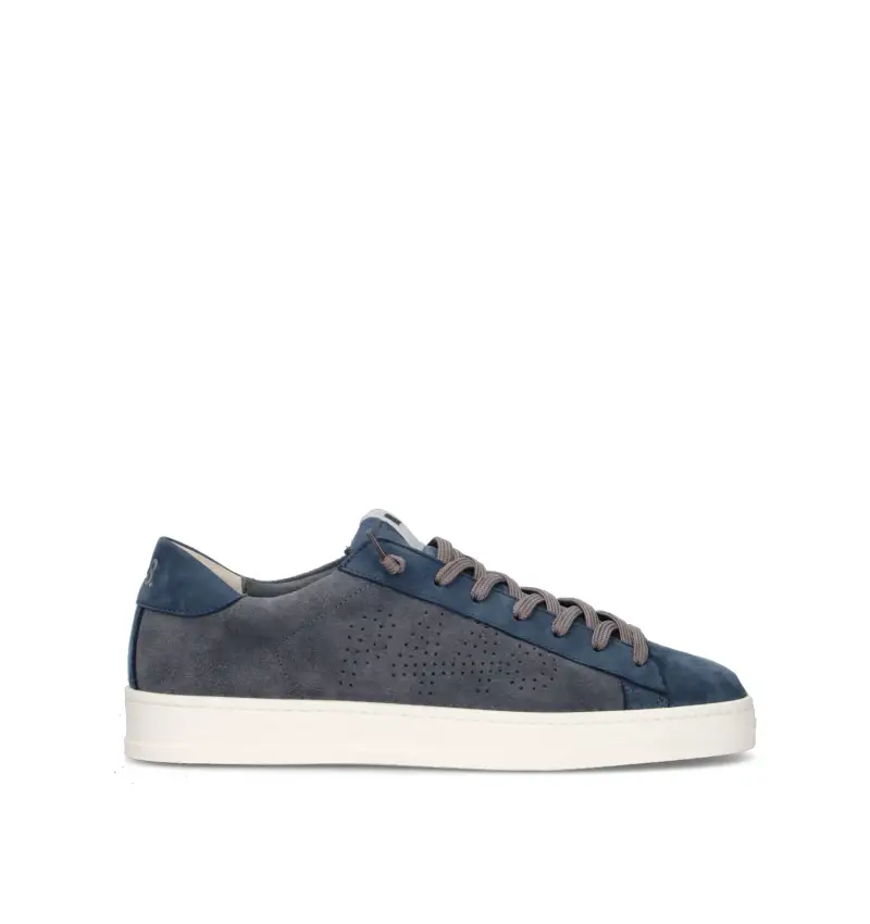 Sneaker uomo blu in suede Vario