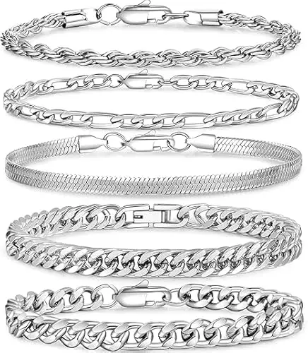 PABBEU Bracciali Uomo Argento 2984095