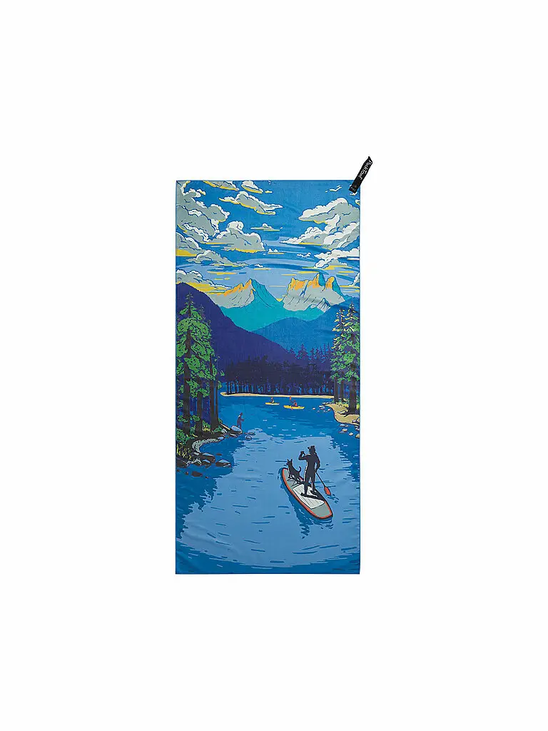 Asciugamano in microfibra Personal blu