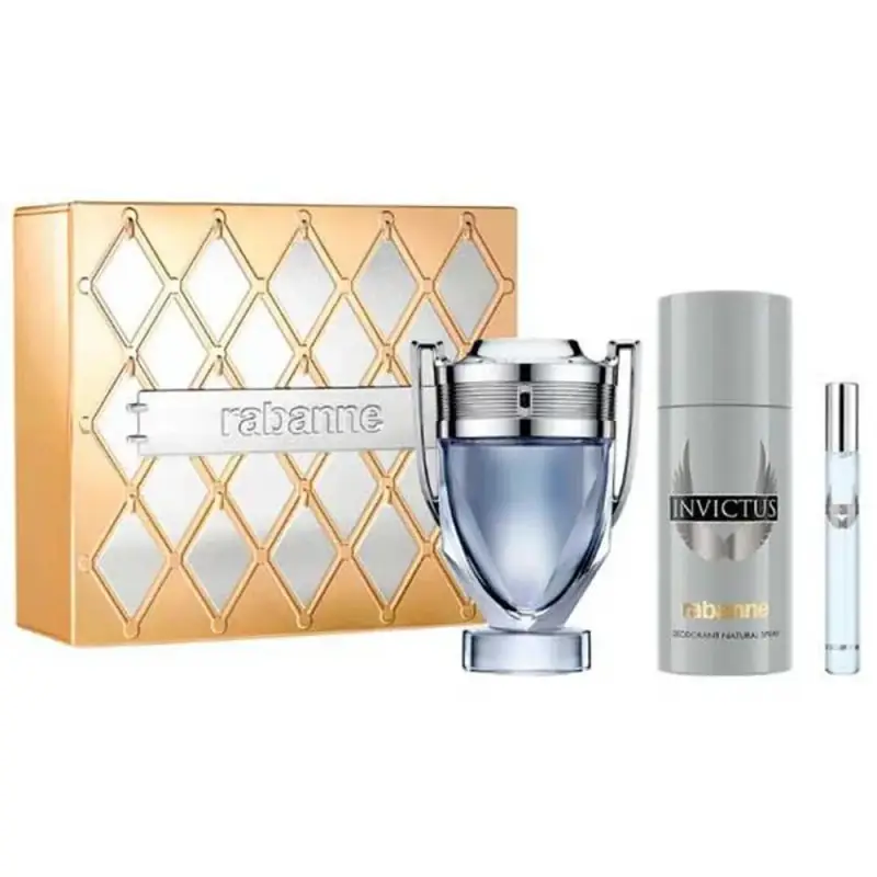 Invictus Eau de Toilette 100ml, Deodorante 150ml, Eau de Toilette 10ml