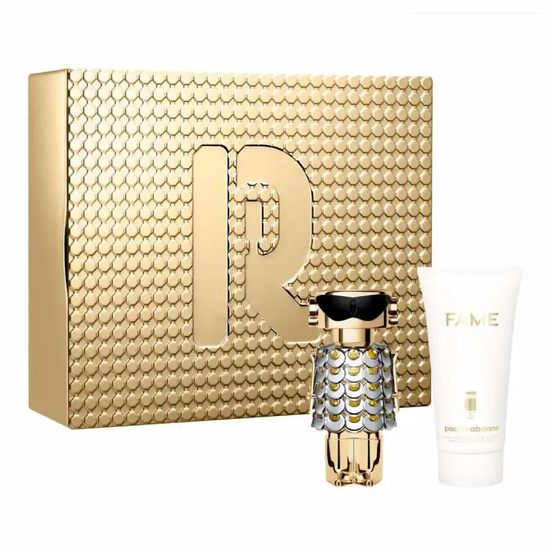 Set Paco Rabanne Fame Eau De Parfum da donna 50 ml + Fame Hydrating lozione corpo 75 ml
