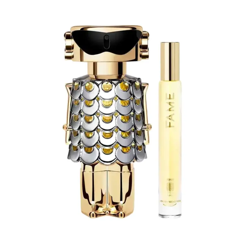 Set Paco Rabanne Fame Eau de Parfum da donna 80 ml + Fame Eau de Parfum da donna 10 ml