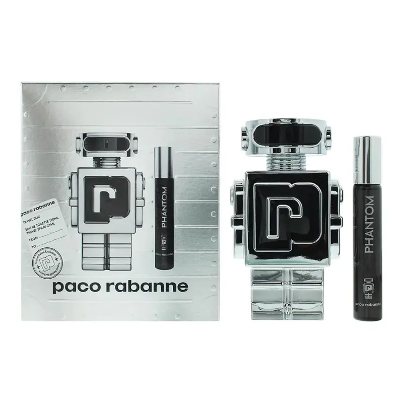 Set Paco Rabanne Phantom Eau de Toilette per uomo 100 ml + Phantom Eau de Toilette per uomo 10 ml
