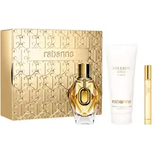 Set regalo Paco Rabanne Million Gold for Her EDP 90 ml, miniatura di EDP e lozione corpo 100 ml 100ml
