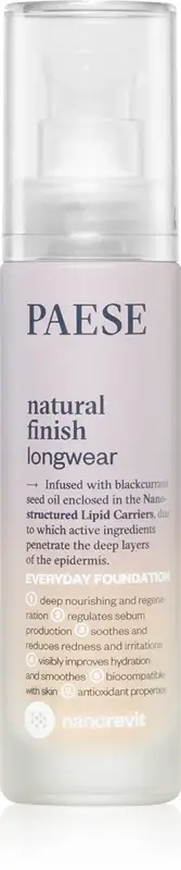 Paese Nanorevit fondotinta lunga tenuta effetto nutriente colore 03 sabbia 30 ml