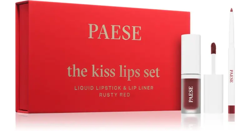 The Kiss Lips Set Rusty Red confezione regalo 04