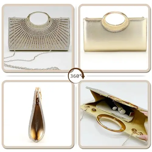 Pahajim Pochette Donna Oro 2707019 miniatura 2