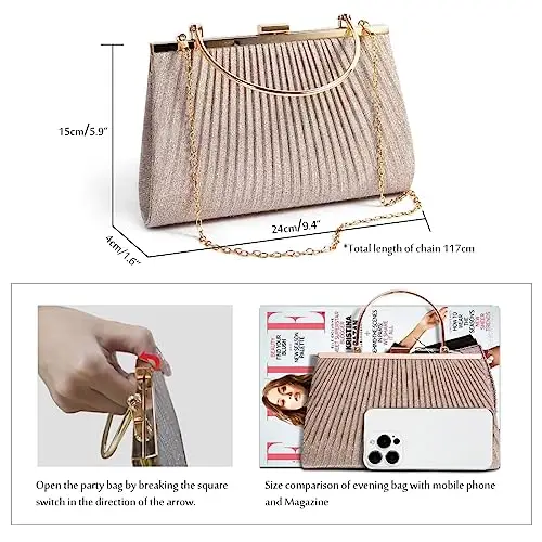 Pahajim Clutch Donna Multicolore 2516127 miniatura 3