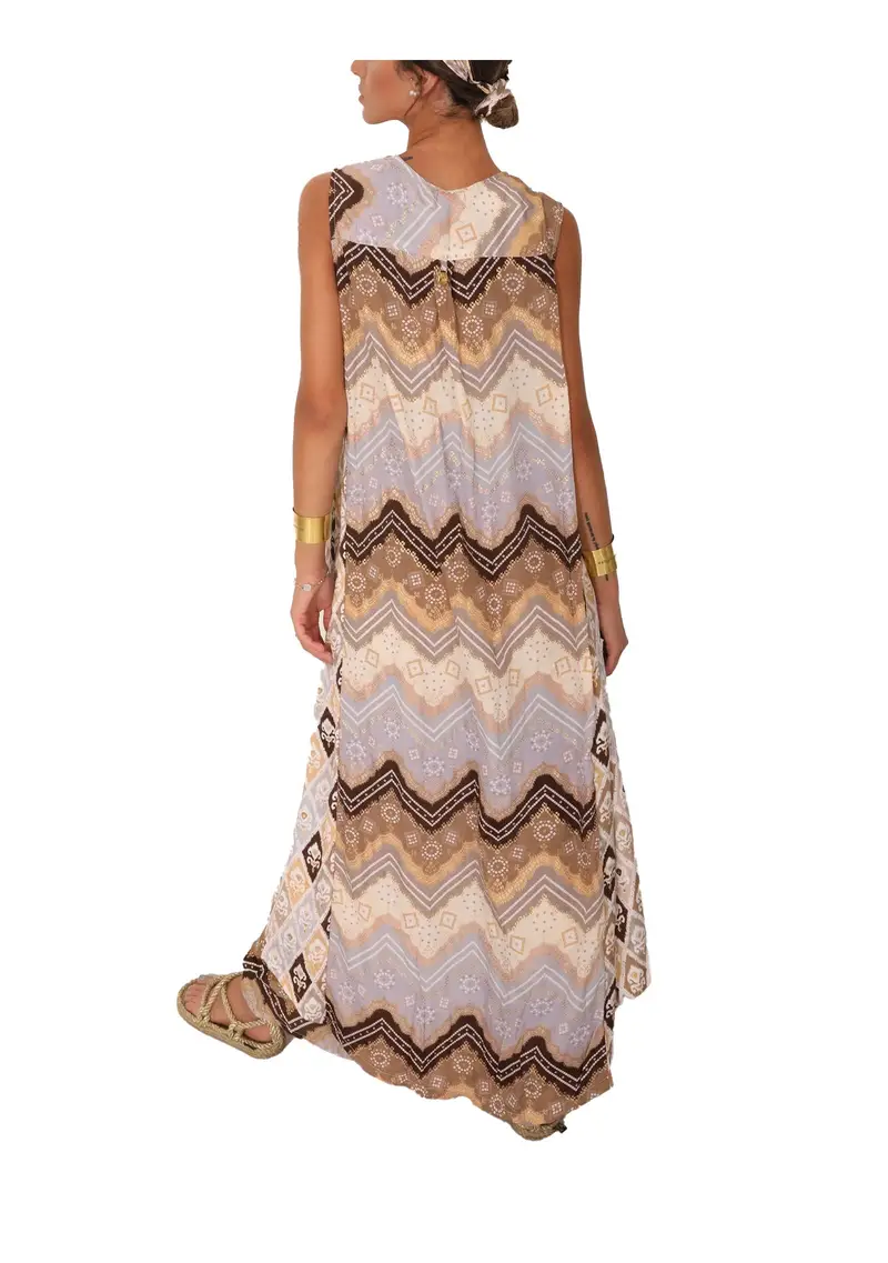 PAHIESA FORMENTERA - Kimono Marrone miniatura 3