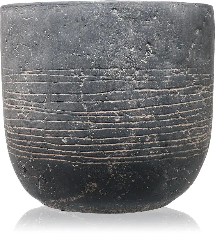 Robust Dark Grey candela da esterno 17,5×18,5 cm