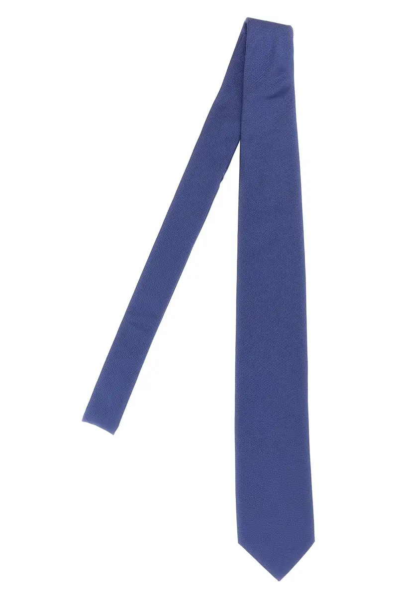 Cravatta Seta Blu