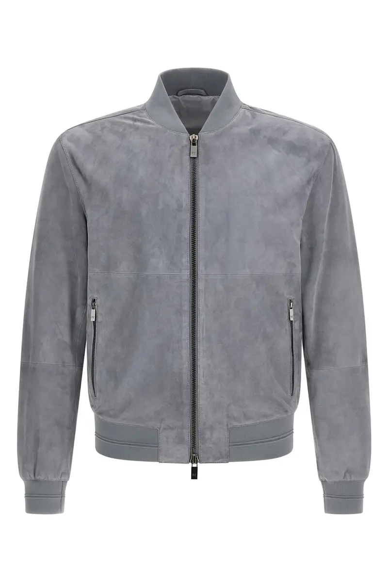 Giacca Suede Grigio