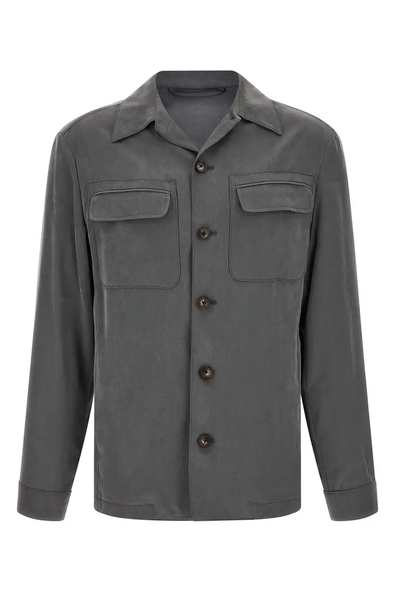 Overshirt Capsule Effortless Grigio