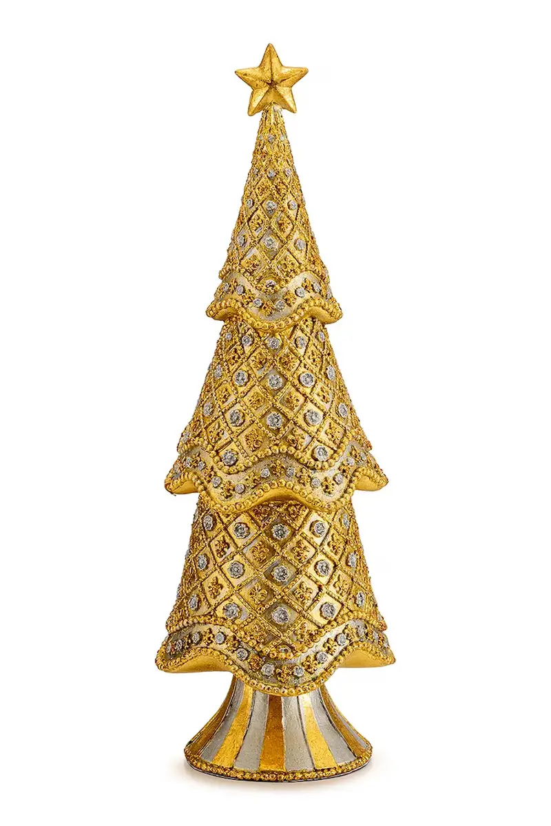 albero di natale decorativo 33 cm Giallo