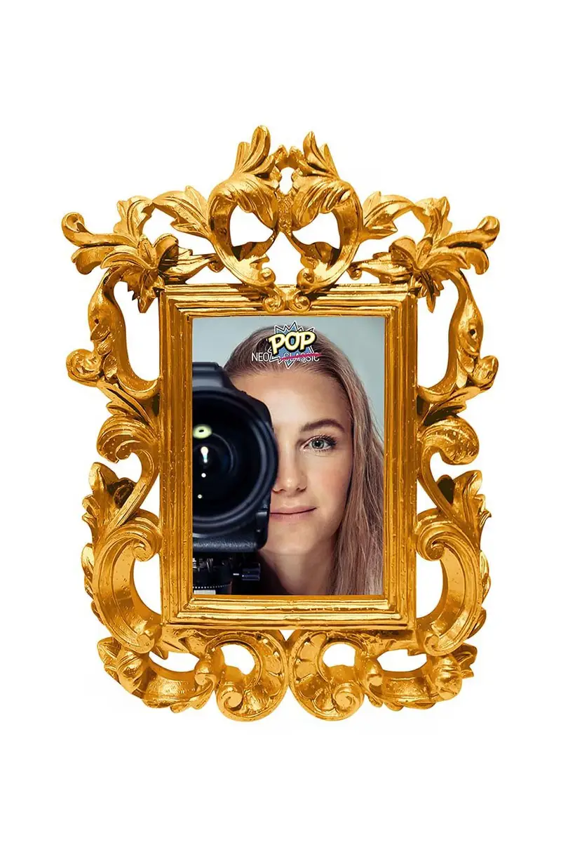 cornice portafoto 10 x 15 cm Giallo