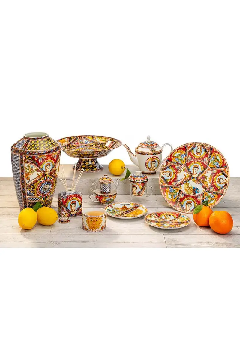 piatto da dessert Multicolore miniatura 2