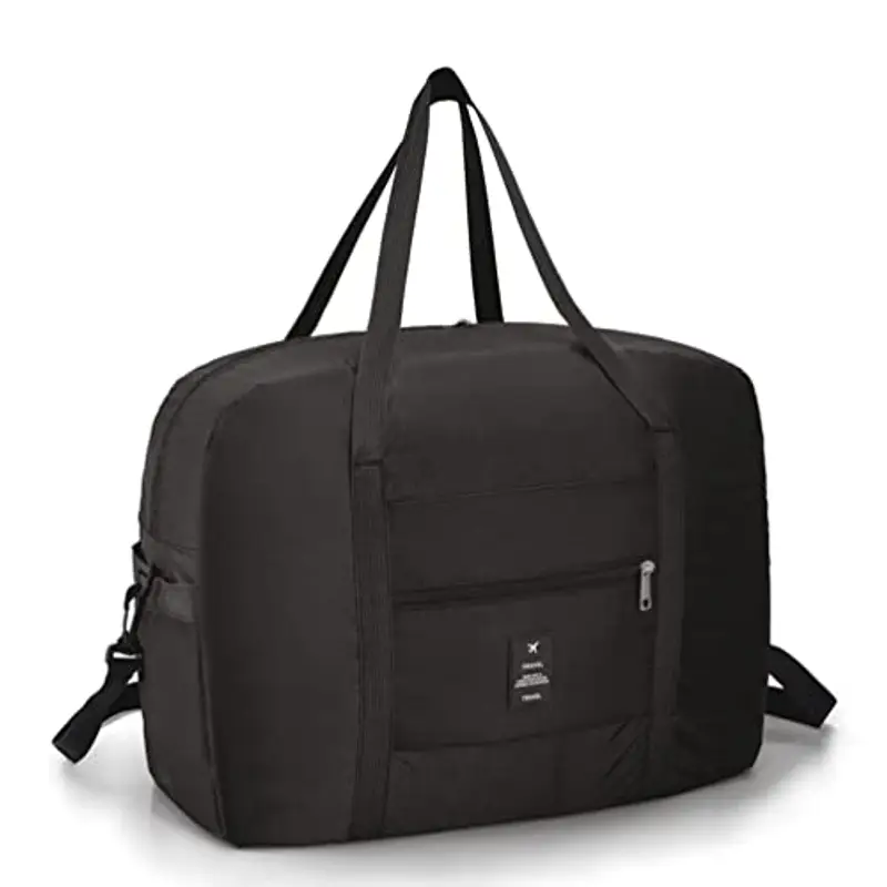 PALAMEA 40L Bagagli da viaggio pieghevoli Bagaglio a Mano Easyjet 45x36x20 Borsa Palestra Borse da viaggio Borsa da palestra per viaggi Sport Palestra nero