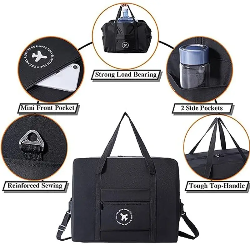 Palamea Borsone da viaggio Nero 786328 miniatura 3