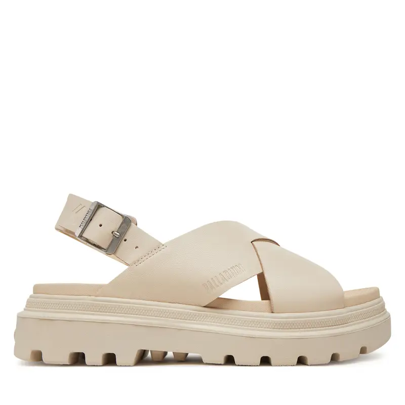 Sandali Palladium Pallacruise Crossed 94461-175-M Écru Écru