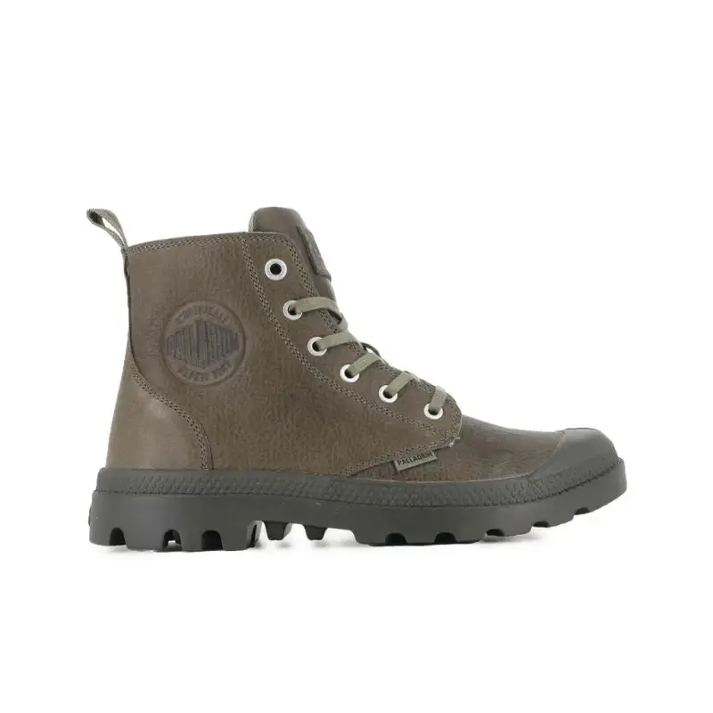 Scarpe in pelle con cerniera Palladium Pampa Ess