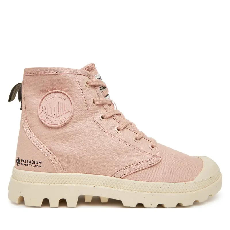 Scarponcini Palladium Pampa Hi Zip Organic 79101-605-M Rosa