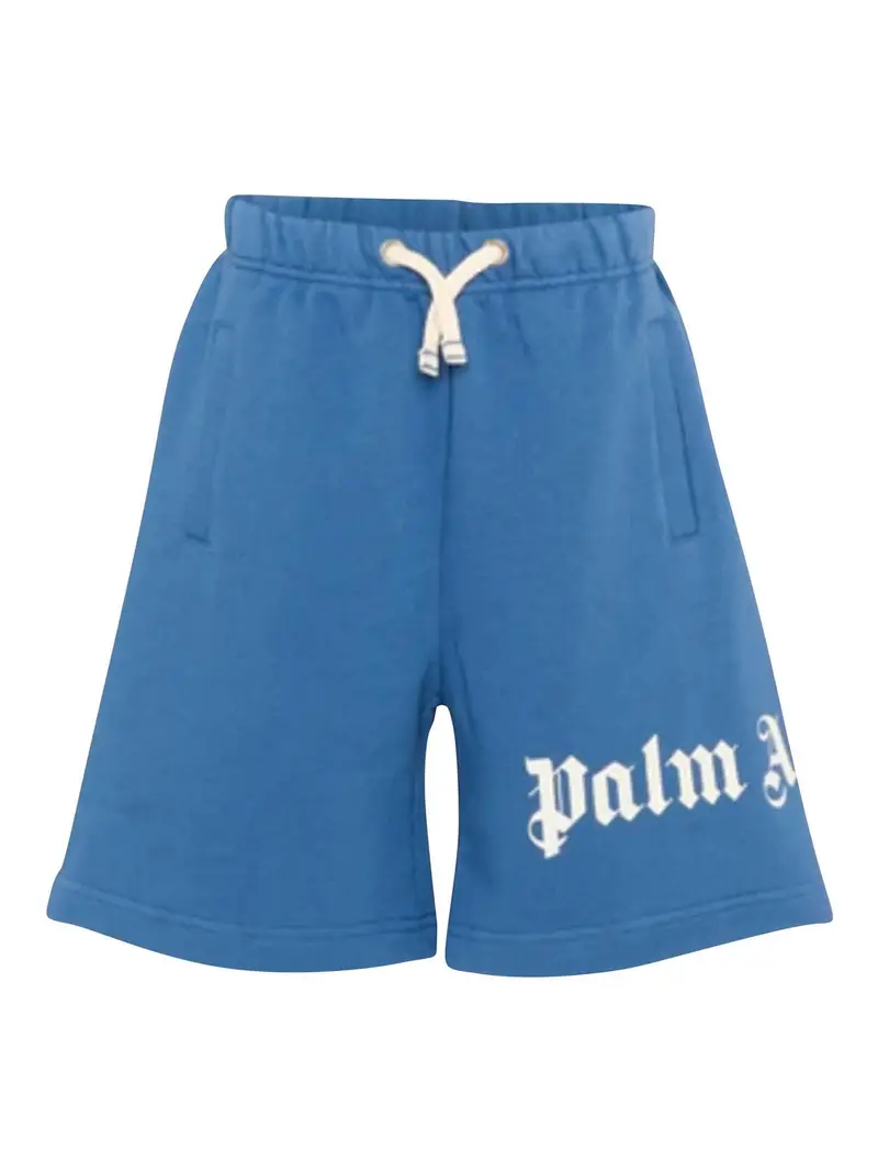 Bermuda Con Logo Blu