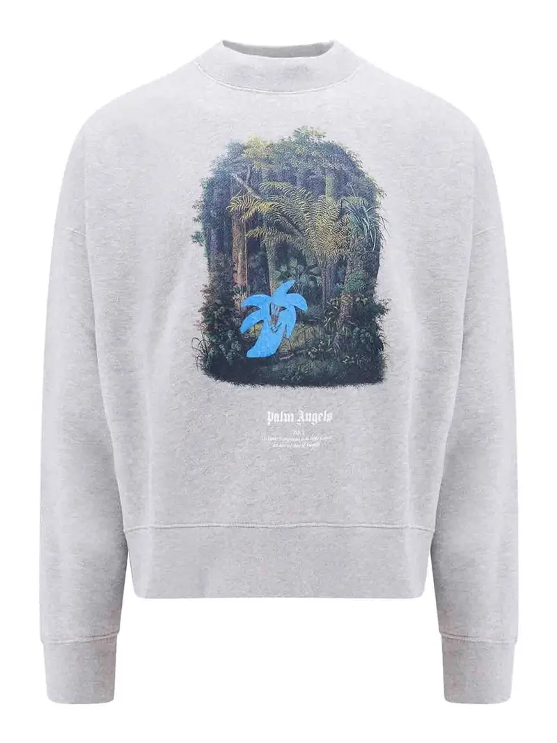 Felpa in cotone organico Grigio