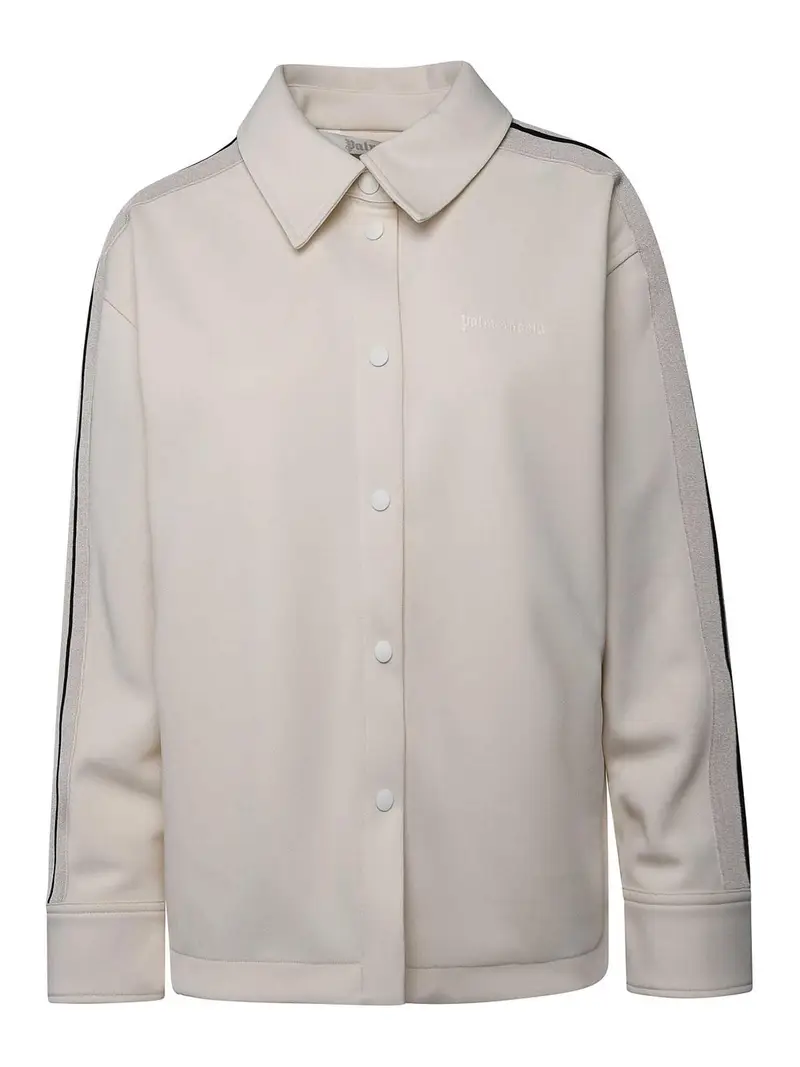 Felpa in poliestere avorio Crema